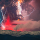 Illustration for article titled Stunning photos of colossal lightning in massive volcano eruption